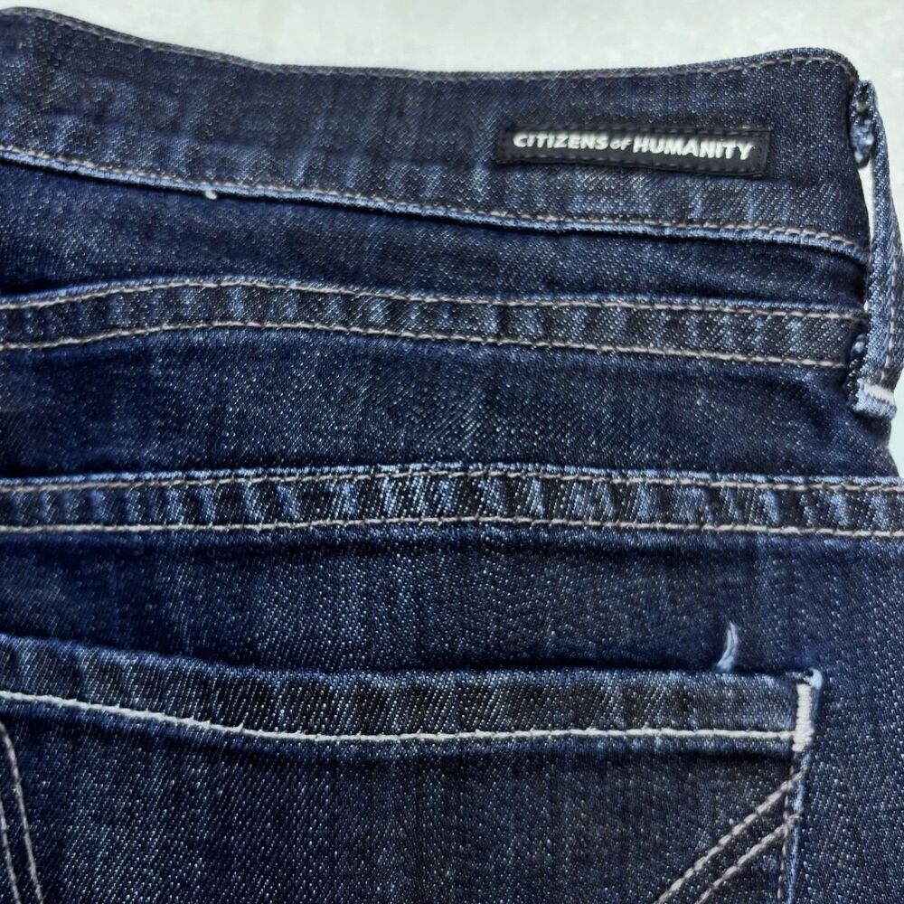 COH Citizens Of Humanity Hutton Wide Leg Dark Wash Flare Jeans - Size 30 - Picture 9 of 16